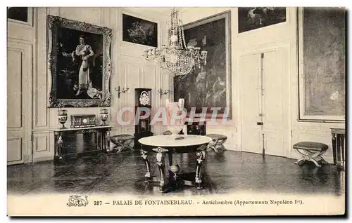 Ansichtskarte AK Palais De Fontainebleau antichambre Appartements Napoleon 1er