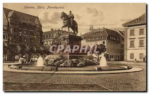 Cartes postales Landau Plaz Paradeplatz