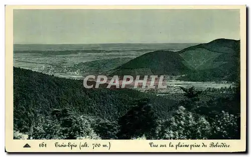 Ansichtskarte AK Trois Epis Vue Sur La Plaine Prise Du Belvedere