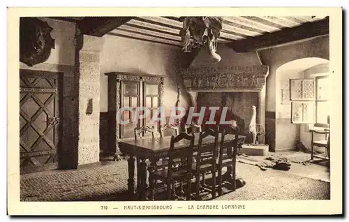 Cartes postales Haut Koenigsbourg La Chambre Lorraine