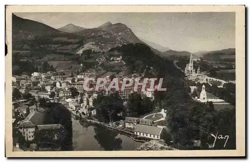 Cartes postales Lourdes Vue Generale Prise Du chateau fort