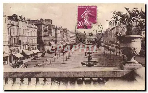 Cartes postales Bordeaux Les Allees de Tourny