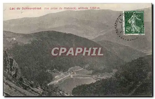 Cartes postales Lac du Schiesrotried Vue prise du Honeck