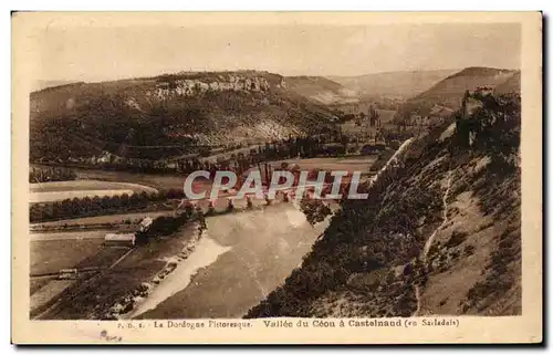 Cartes postales La Dordogne Pittoresque Vallee du ceou a Castelnaud