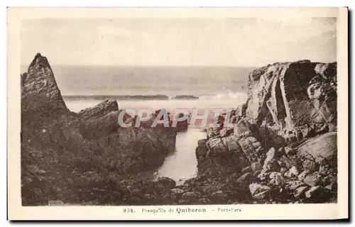 Cartes postales Presqu'ile de Quiberon Porte Bara