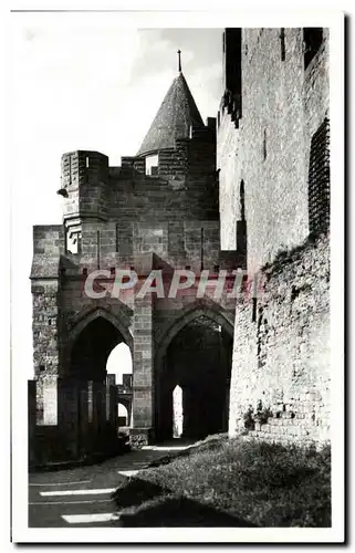 Ansichtskarte AK Carcassonne La Cite Echauguette du Chateau