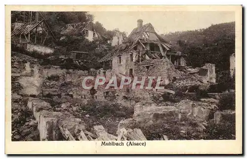 Cartes postales Muhlbach Militaria