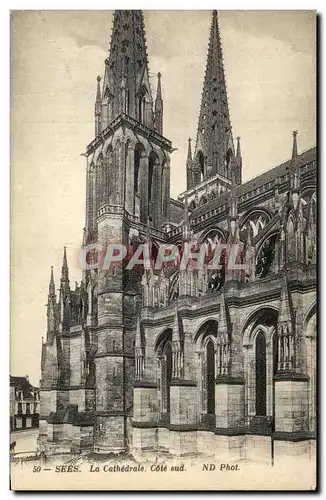 Cartes postales Sees La Cathedrale Cote sud