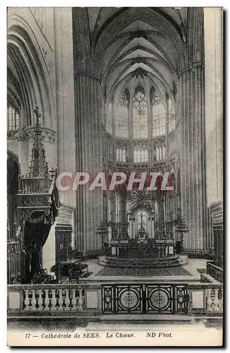 Cartes postales Cathedrale de Sees Le Choeur