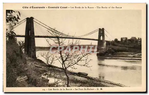 Ansichtskarte AK Cote d&#39Emeraude Emerald Coast Les Bords de la Rance Le pont St Hubert