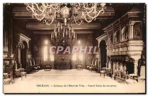 Cartes postales Orleans Interieur de l&#39Hotel de Ville Grand Salon de rececption