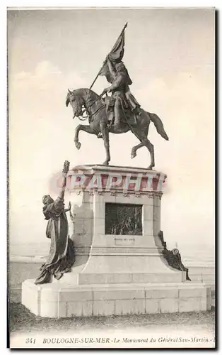 Cartes postales Boulogne Sur Mer Le Monument du General San Martin