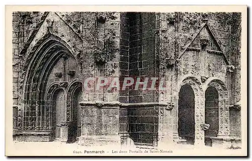 Cartes postales Penmarch Les Deux Portails de Saint Nonain