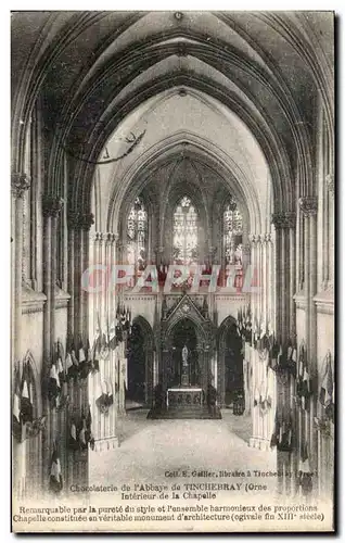 Ansichtskarte AK Chocolaterie De L&#39Abbaye de Tinchebray Interieur de la Chapelle