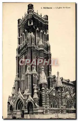 Cartes postales Bethune L'Eglise St Waast