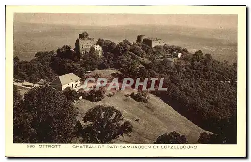 Cartes postales Ottrott Chateau De Rathsamhausen Et Lutzelbourg