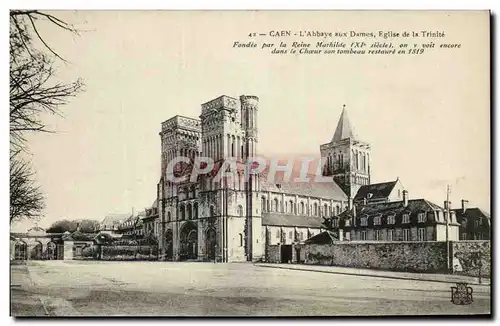 Cartes postales Caen L&#39Abbaye aux Dames Eglise de la Trinite