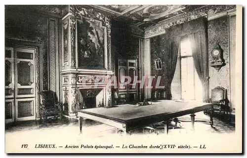 Cartes postales Lisieux Ancien Palais episcopal La Chambre doree