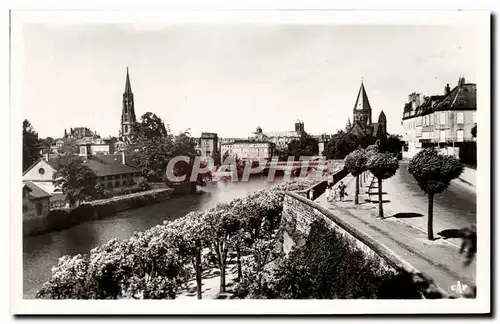 Ansichtskarte AK Metz Vue sur la Moselle et le Pont Moyen