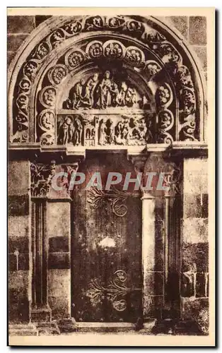 Cartes postales Vezelay Eglise De la Madeleine Portail Du Narthex Porte de Droite