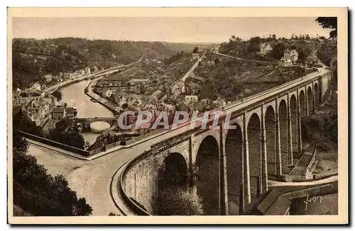 Cartes postales Bretagne Dinan Le Viaduc de Lanvallay et la Vallee de la Rance