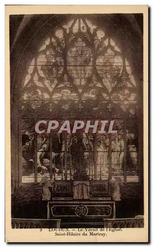 Cartes postales Loudun Le Vitrail de L&#39Eglise Saint Hilaire du Martray