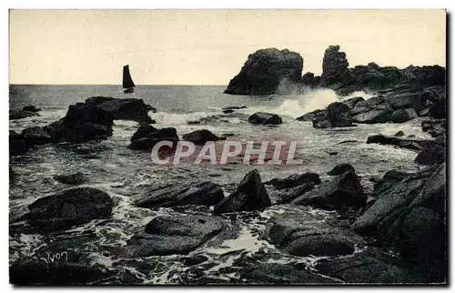 Cartes postales Cote De Granit Tregastel Le Grand Gouffre