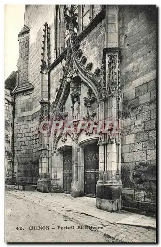 Cartes postales Chinon Portail St Etienne