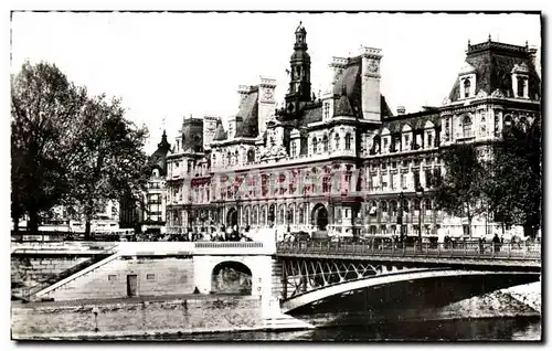 Cartes postales moderne Paris La Seine et Hotel de Ville