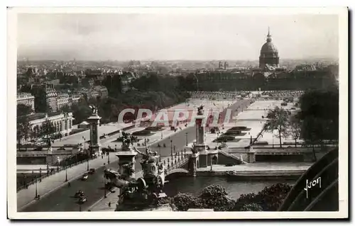 Ansichtskarte AK Paris En Flanant Pont Alexandre III et Esplanade des Invalides