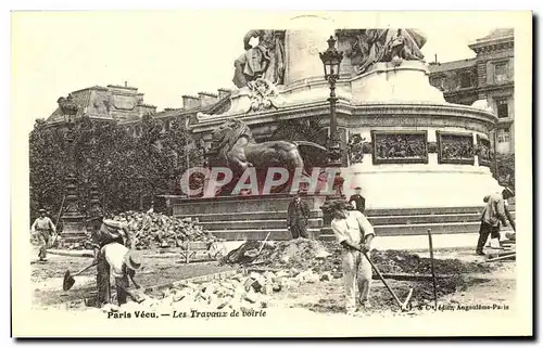 REPRO Paris Vecu Les Travaux de Voirie