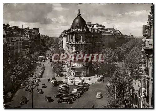 Ansichtskarte AK Paris En Flanant Carrefour Richelleu Drouot Boulevards des Italiens et Haussman
