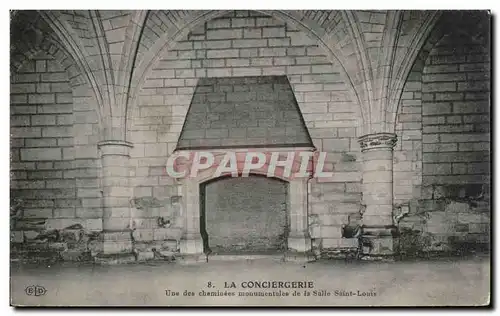 Ansichtskarte AK La Conciergerie Une Des Cheminees Monuments De La Salle Saint Louis Paris