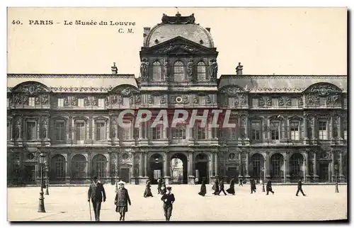 Cartes postales Paris Le Musee Du Louvre