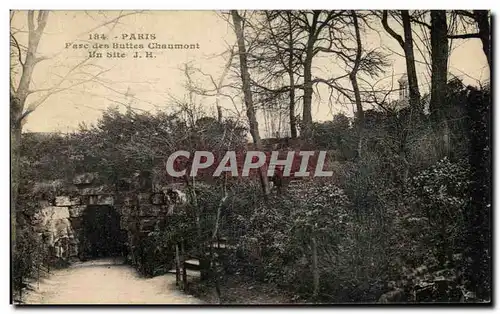 Cartes postales Paris Parc Des Buttes Chaumont Un Site