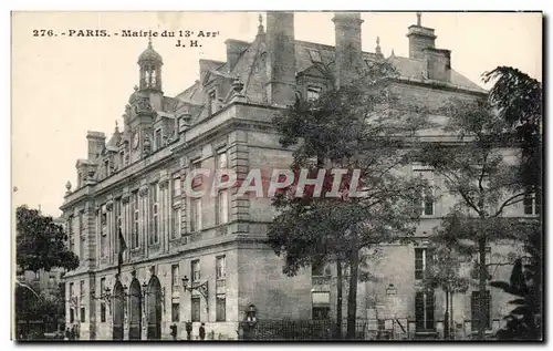 Cartes postales Paris Mairie du 13eme