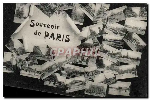 Cartes postales Souvenir De Paris