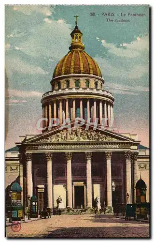 Cartes postales Paris Panorama Pantheon