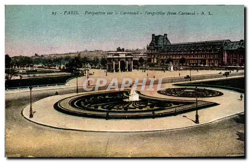 Ansichtskarte AK Paris Perspective sur le Carrousel