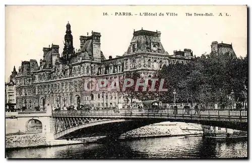 Cartes postales Paris l&#39Hotel de Ville