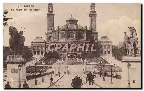 Ansichtskarte AK Paris Le Palais Du Trocadero