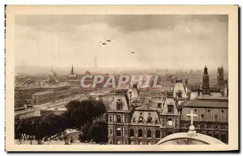 Cartes postales Les Petits Tableaux De Paris Perspective Sur La Seine Les Ponts The Seine And Its Bridges