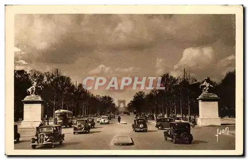 Ansichtskarte AK Paris En Flanant Avenue des Champs Elysees