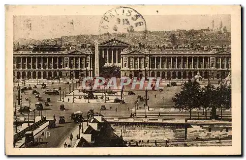 Ansichtskarte AK Paris perspective de la Place de la Concorde prise vers la Rue Royale et la Madeleine