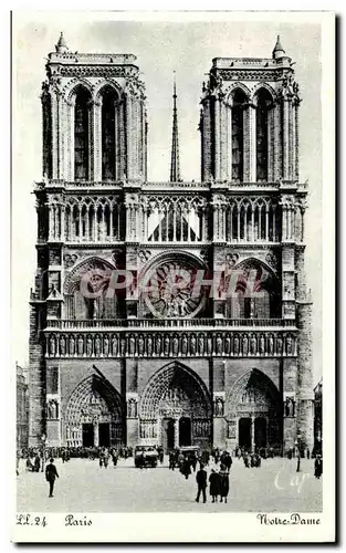 Cartes postales Paris Notre Dame