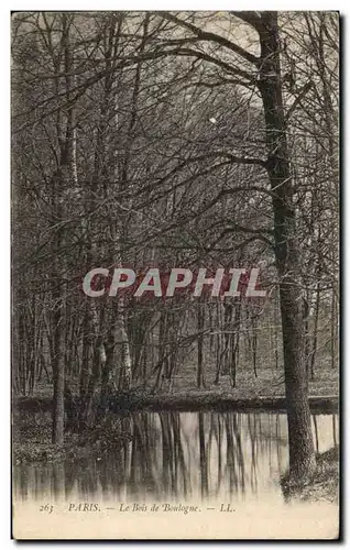 Cartes postales Paris Le Bois de Boulogne