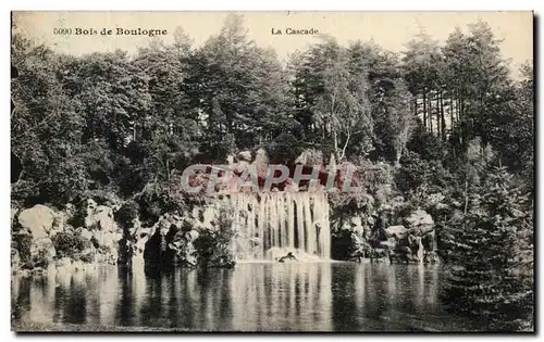 Ansichtskarte AK Paris Le Bois de Boulogne La Cascade