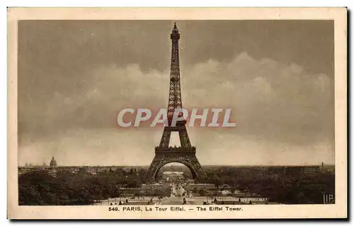 Cartes postales Paris La Tour Eiffel