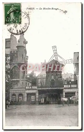 Cartes postales Paris Le Moulin Rouge