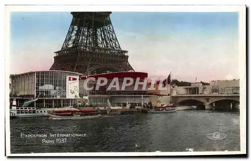 Cartes postales Exposition Internationale Paris 1937 Tour Eiffel